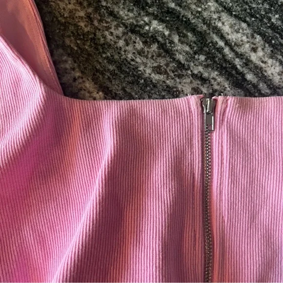 PRINCESS POLLY | Kaeshia Rib Bustier Bubblegum Pink Lower Impact Corset Top🩷 - Picture 7 of 12